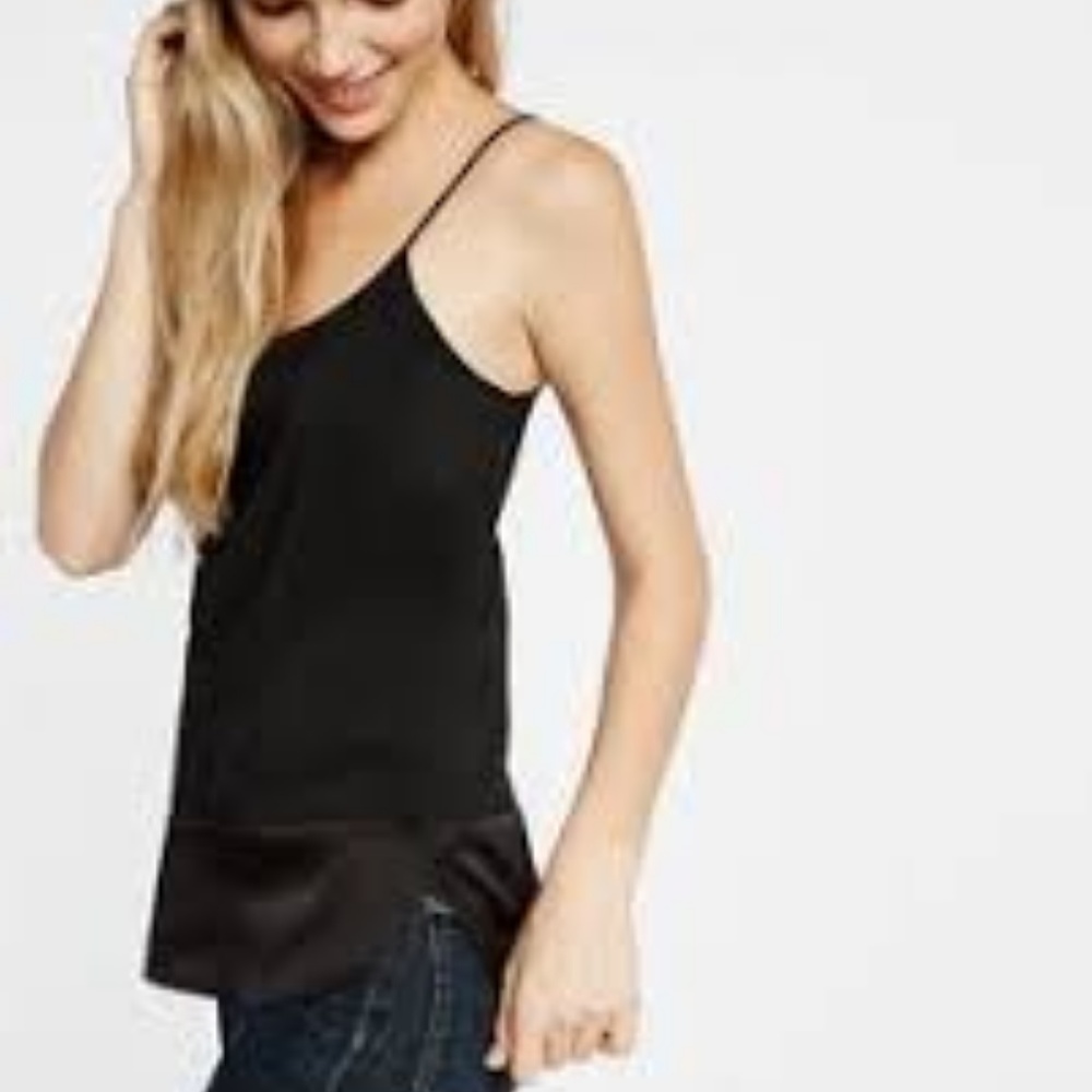 Express Satin Hem Tank
